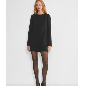 Babaton Aritzia Dress XS Black Structured Professional Classic Business Career